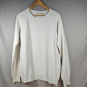 Celio Crewneck Sweater Men's XL‎ Gray Lightweight Knit Casual